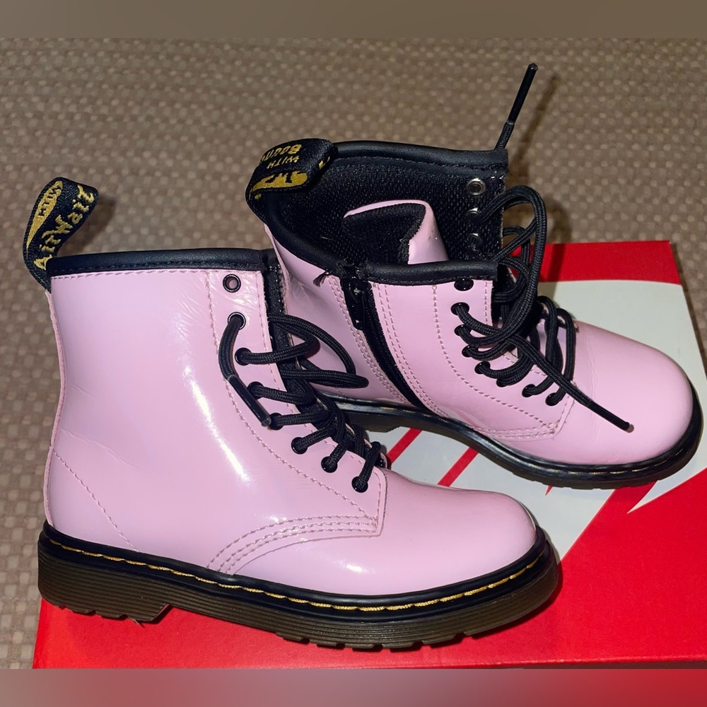 Dr. Martens Kids Pink Boots